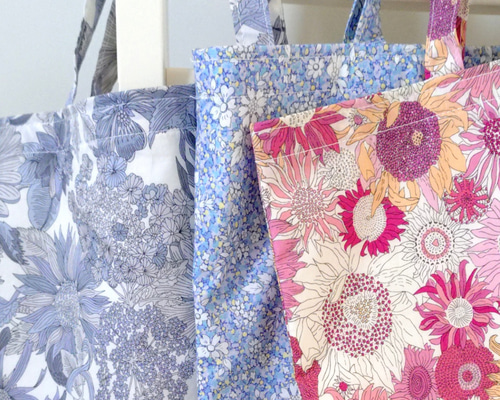 トートバッグ ショルダー リバーシブル エコ サブ ハイビスカス ハンドメイド reversible】リバーシブルバッグ【ポケット・マチ付】 - YouTube