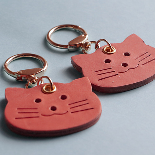 萌え小物 猫チャーム にゃんこ女子力アップ ネコちゃんキーホルダー 本