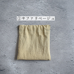 バネポーチ・しかくミニ(10㎝バネ)/ウェザークロス 10枚目の画像