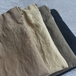 バネポーチ・しかくミニ(10㎝バネ)/ウェザークロス 15枚目の画像