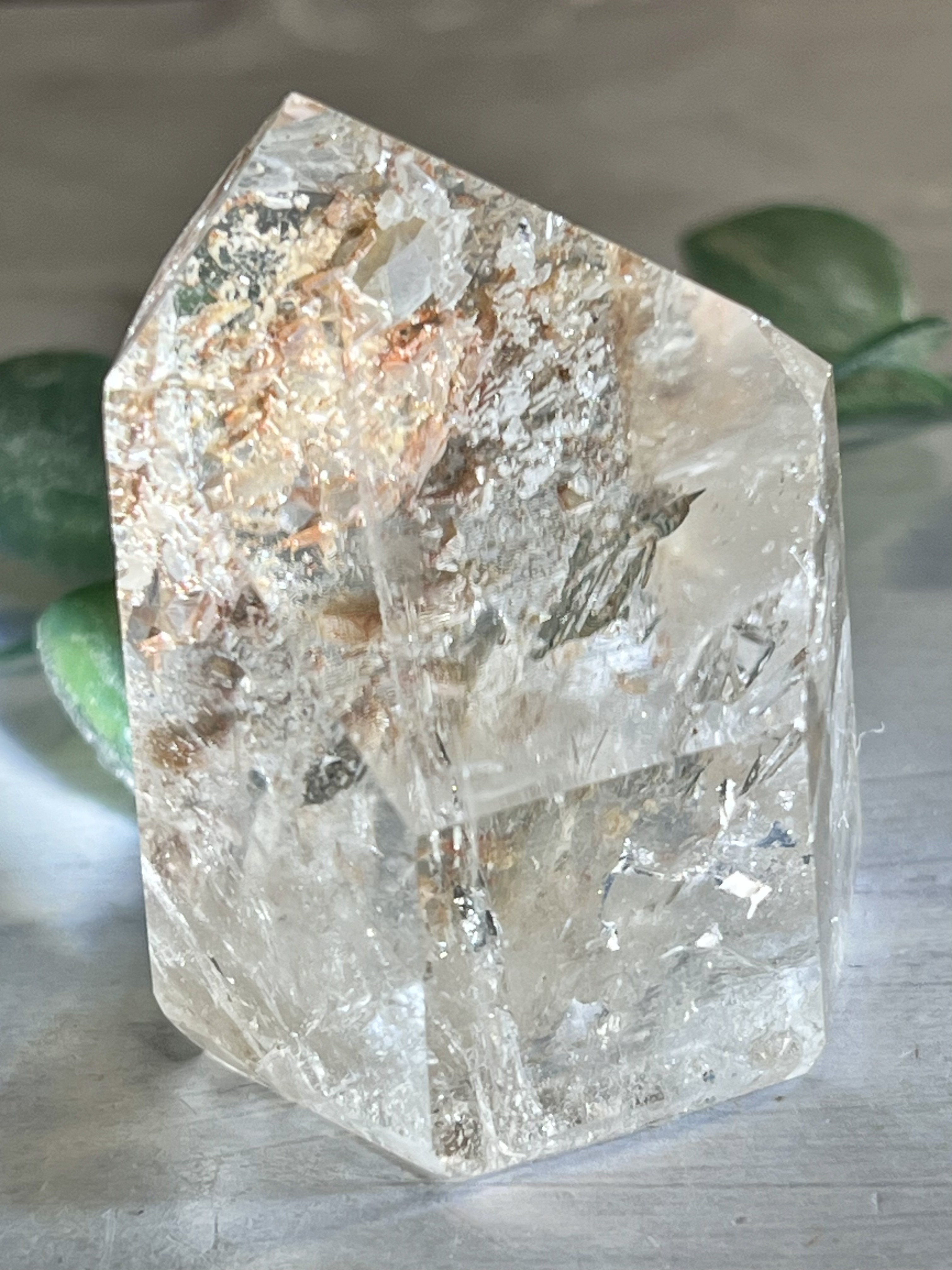 子宝水晶✴︎バーナクル タンジェリン ガーデンクォーツ 水晶　クリスタル　原石