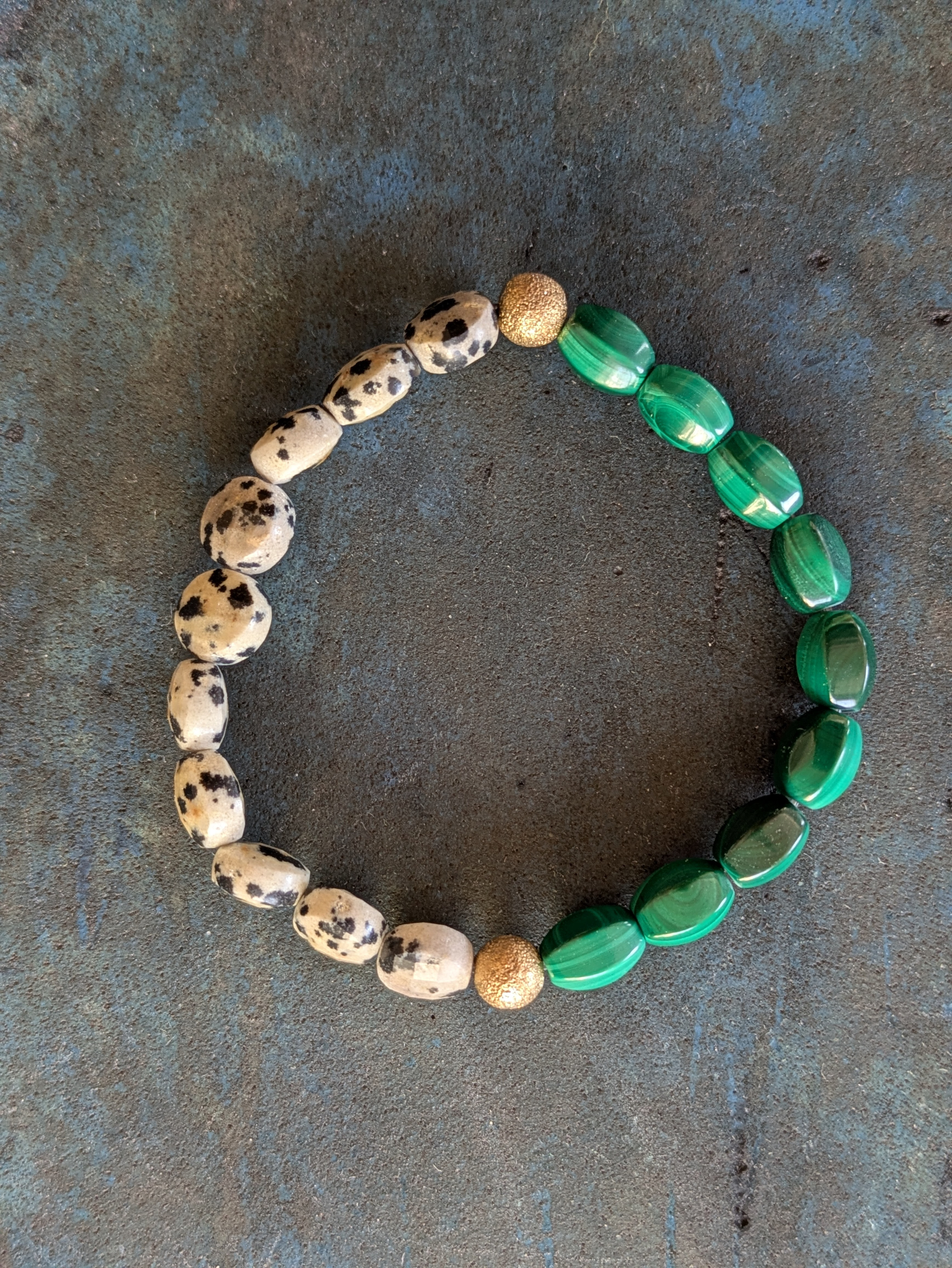 Op.21　『Lightness』マラカイト×ダルメシアンジャスパー