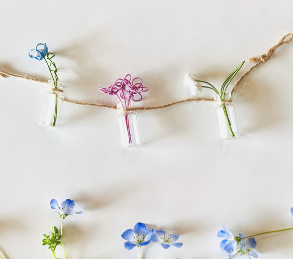 花飾りのひと 楽天市場】ローズ ガーランド 1.8m バラ ガーランド 58花 薔薇 造花