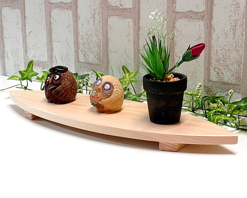 大きな木製花台　飾り台 桧(ひのき) 飾り台・花台C / 木製雑貨 その他インテリア雑貨
