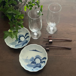名品❗️】江戸時代中期 古伊万里 染付 牡丹唐草文様 30.9cm 大皿