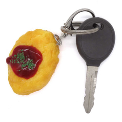 食べちゃいそうな　オムレツ　キーホルダー　ストラップ　マグネット　ブローチ 2枚目の画像
