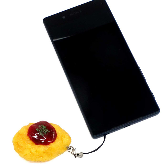 食べちゃいそうな　オムレツ　キーホルダー　ストラップ　マグネット　ブローチ 3枚目の画像