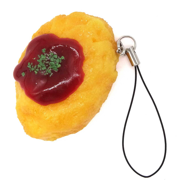 食べちゃいそうな　オムレツ　キーホルダー　ストラップ　マグネット　ブローチ 12枚目の画像