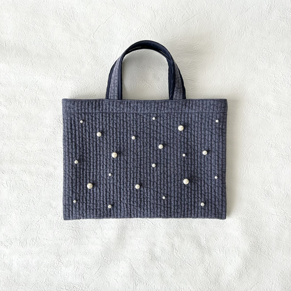 ちょっと小さめ♪すっきりきれいめ大人のヌビバッグ 【レッスンバッグ