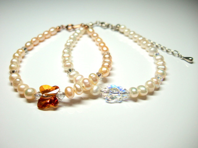 スワロフスキーワイヤーブレス