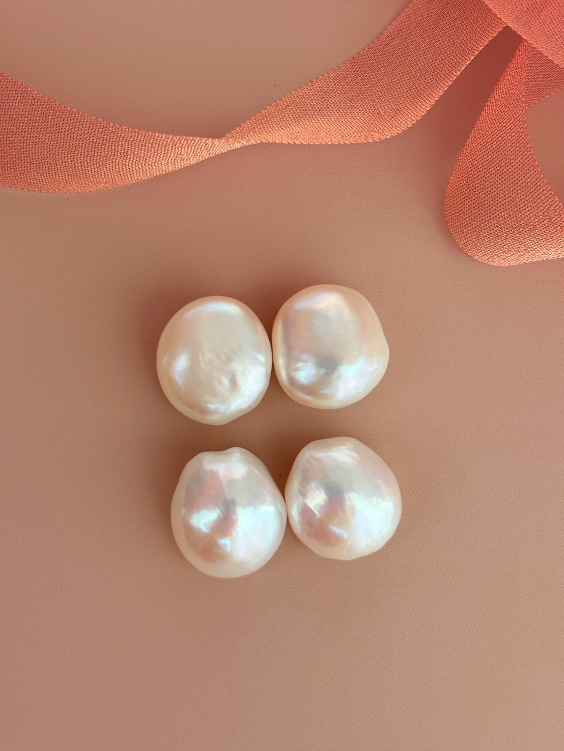 【20%OFF】大粒　こなれバロックパールピアス、イヤリング