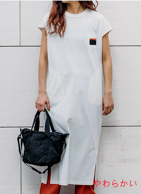 2025夏新作胸当てポケットコットンスリム両側開きフォークフレンチスリーブワンピース女