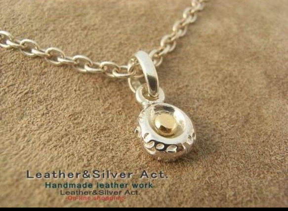 Leather&SILVER Act シルバー925 ハンドメイドネックレス メンズ