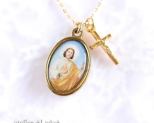 絶望や敗北から立ち上がる人々の守護聖人 ☆聖ユダ・タダイ メダイ