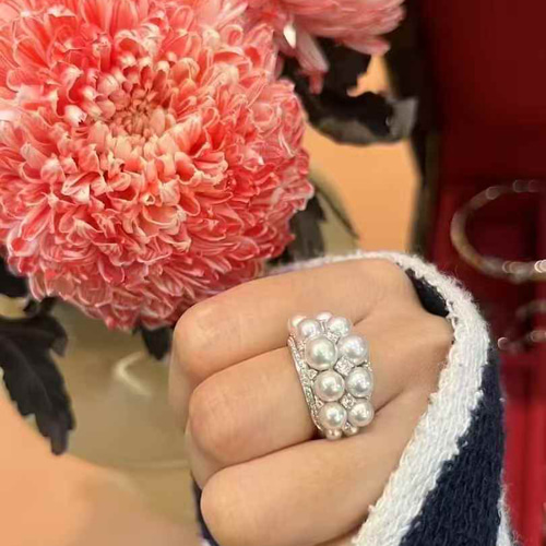 高級】あこや真珠 リングs925 指輪・リング パール大好き(購入前に  
