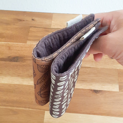 ハンカチ 〖 コーヒー mini 〗男性 父の日 退職 お礼 誕生日 記念日 ギフト プレゼント 贈り物 ハーフサイズ 3枚目の画像