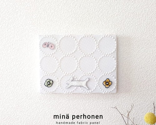 ミニ ファブリックパネル ミナペルホネン インテリア タンバリン