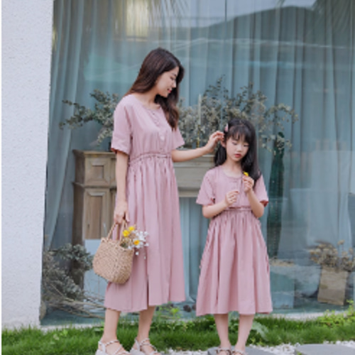 FOXEY クッキーママ　ワンピース　半袖　ピンク FOXEY クッキーママワンピース半袖ピンク