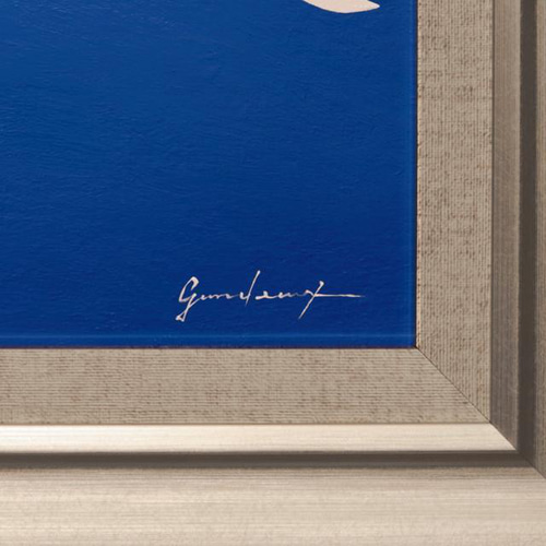 心が落ち着く明るいブルー▲『青い空に白い富士山』がんどうあつし油絵画額付寒色冷静 心が落ち着く明るいブルー△『青い空に白い富士山』がんどうあつし油