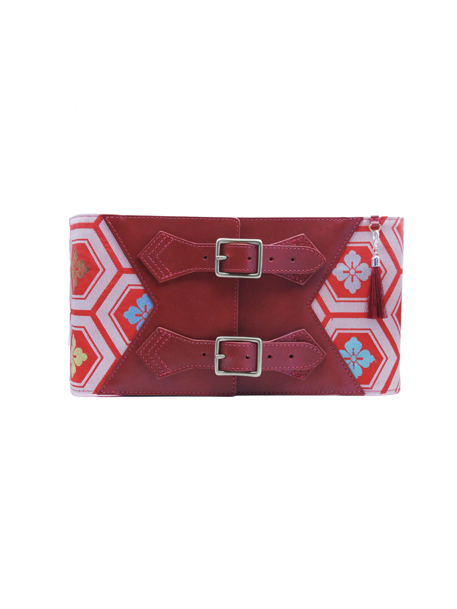 「アンティーク獅子/太」コルセット帯ベルト｜名入れ可能｜帯リメイク｜カジュアル着物｜粋和モダン・和洋折衷・簡単装着