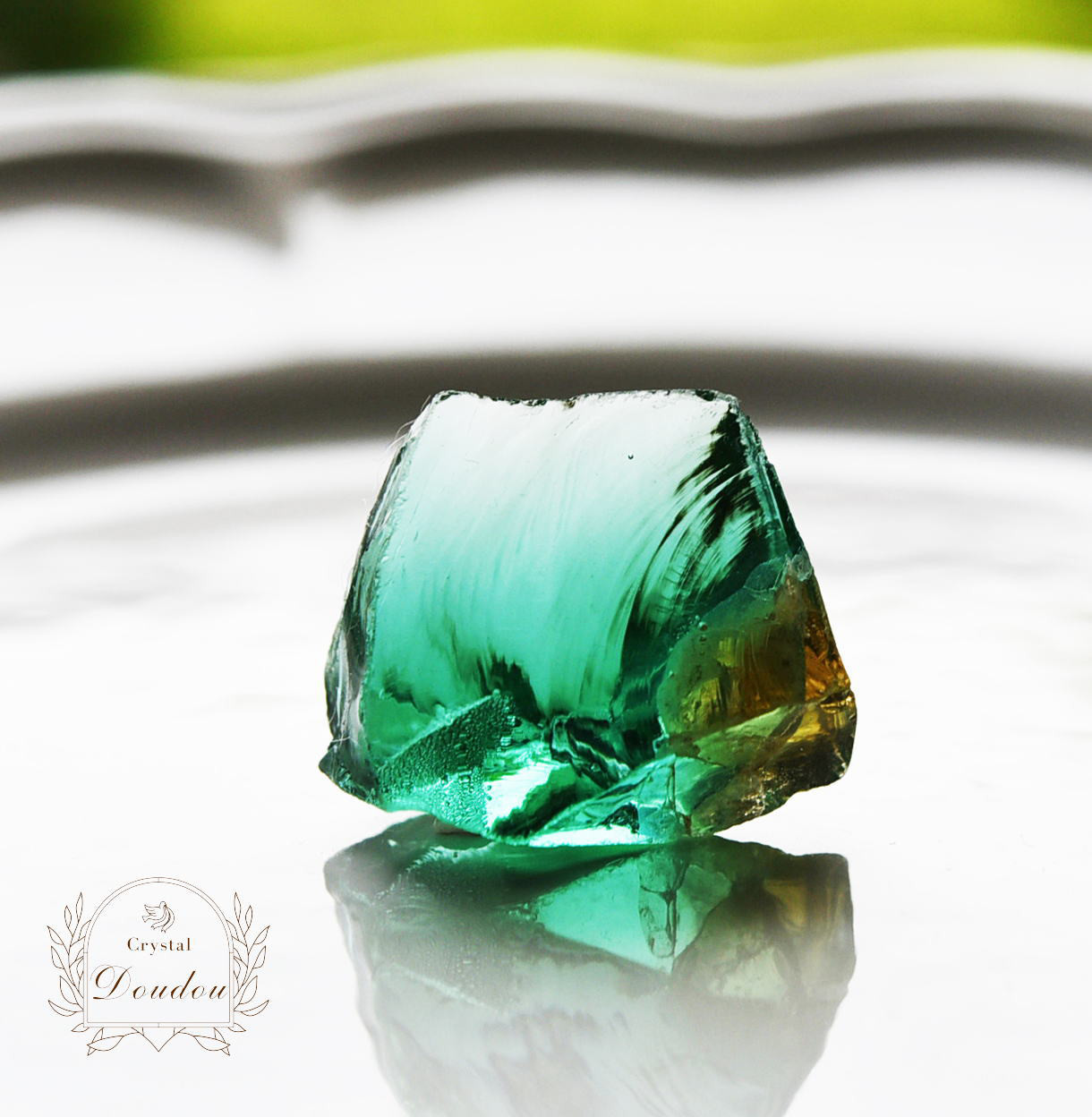 ☆アンダラクリスタル原石 オリーブグリーンカラー アンダラクリスタル