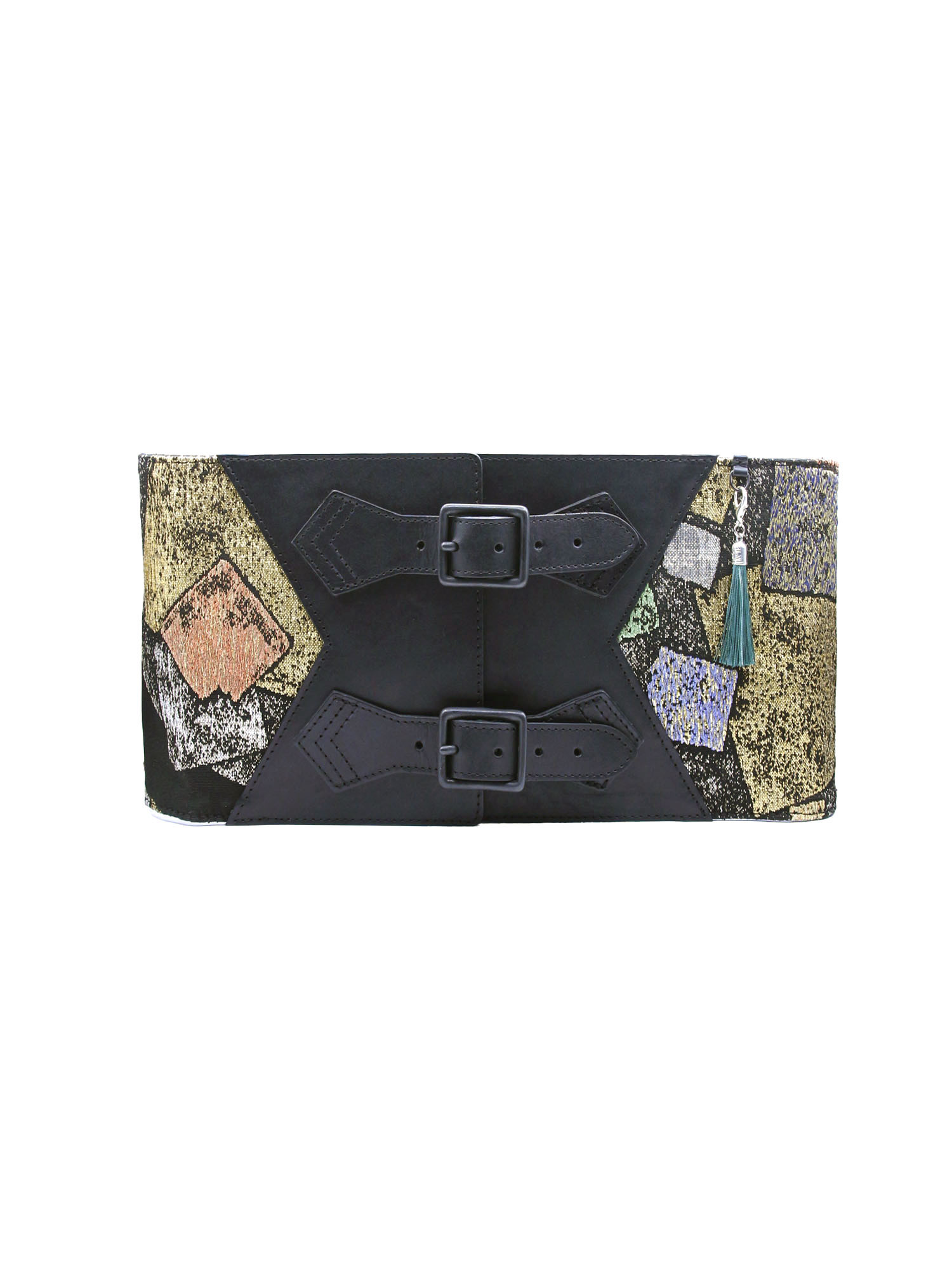 「金襴扇/太」コルセット帯ベルト｜名入れ可能｜龍村平織製帯リメイク｜カジュアル着物｜粋・和モダン・和洋折衷・簡単装着