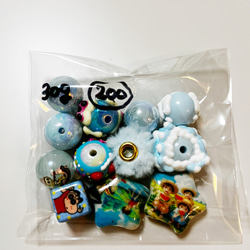 人気の手書きビーズ♡おまとめ出来ます！ブルー♪ ビーズ acca 通販  