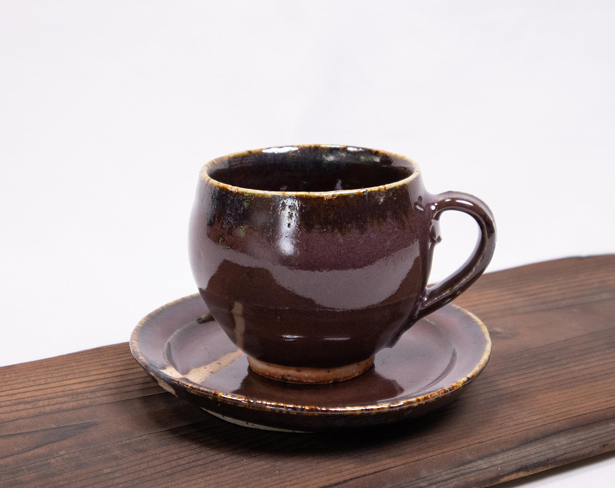 紫銅窯変2025 珈琲カップ揃え