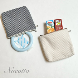 りん】スモッキング刺繍　お弁当・コップ袋ランチョンマット　カトラリーケース お弁当袋・コップ袋・ランチョンマット・ランチセット