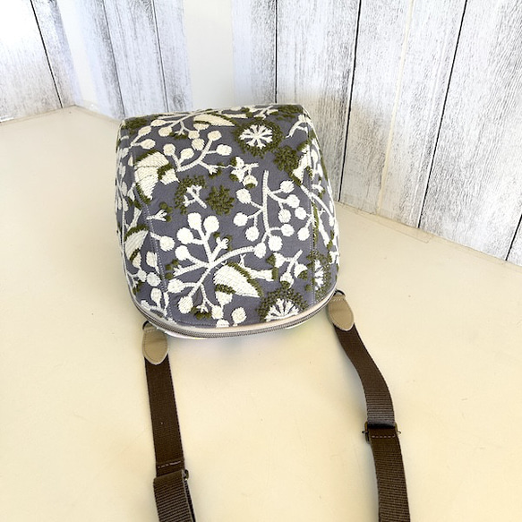 creema限定、刺繍のショルダーバッグ 7枚目の画像