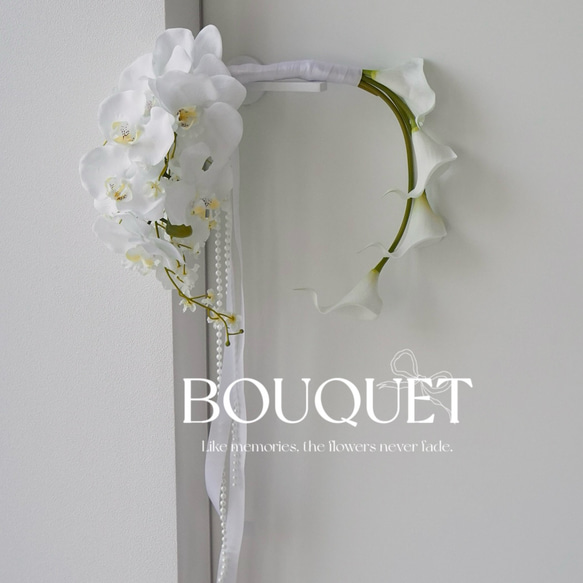 アーティフィシャルフラワーブーケ ウェディングブーケ 韓国