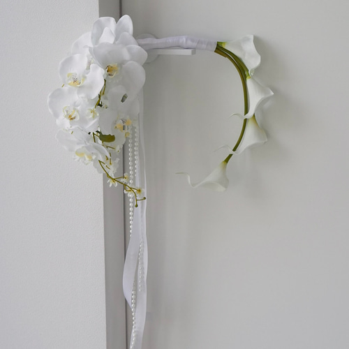 アーティフィシャルフラワーブーケ ウェディングブーケ 韓国