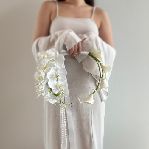 アーティフィシャルフラワーブーケ ウェディングブーケ 韓国