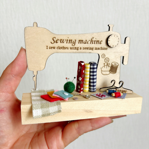 ミニチュア ミシン 置物 その他インテリア雑貨 あおいとり＊ 通販