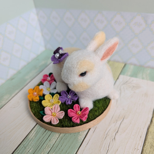 花うさぎ 幸せをよぶ花うさぎ - メルカリ