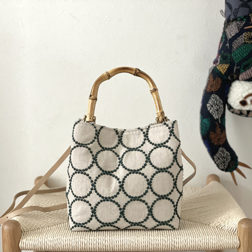 ❀新色❀ハンドメイドஐ..ワンハンドルバッグ∂бミナペルホネン⚮̈