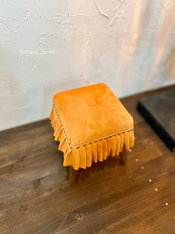 cochon FURIRU stool  ~キャメル~ 6枚目の画像
