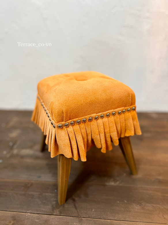cochon FURIRU stool  ~キャメル~ 1枚目の画像