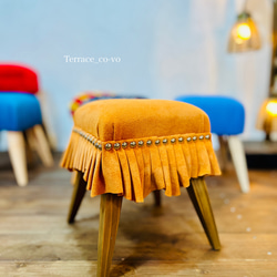 cochon FURIRU stool  ~キャメル~ 8枚目の画像