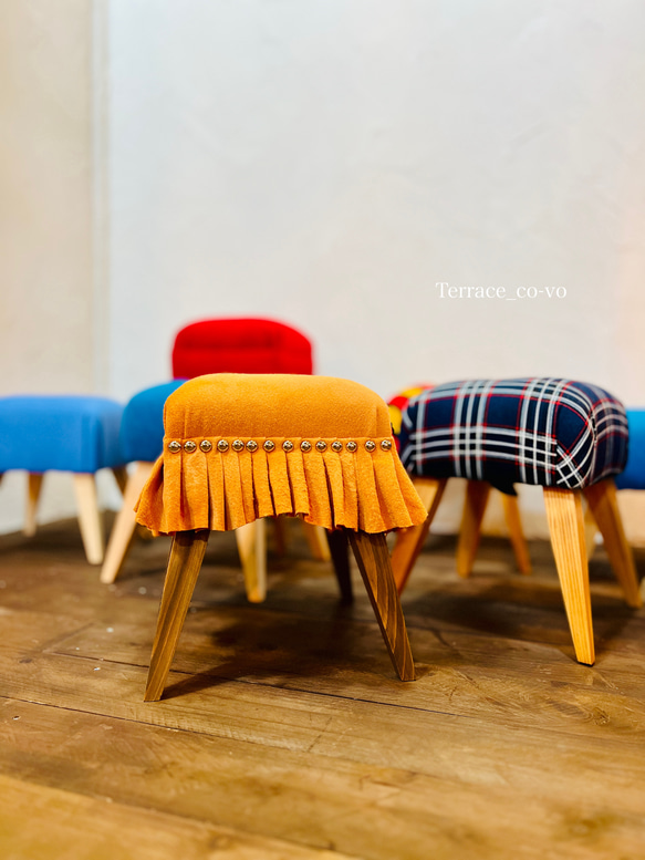 cochon FURIRU stool  ~キャメル~ 13枚目の画像