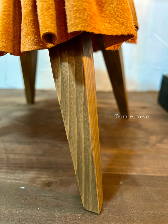 cochon FURIRU stool  ~キャメル~ 3枚目の画像