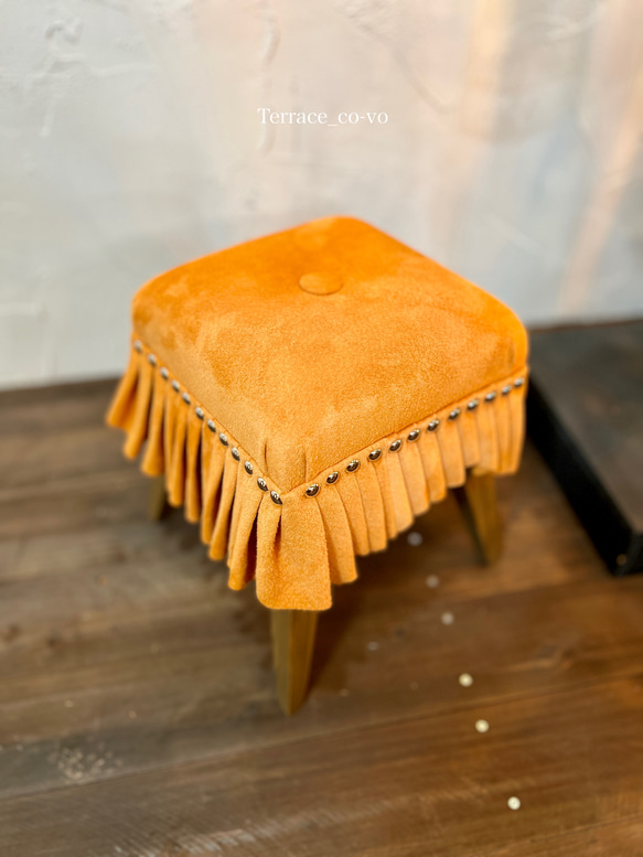 cochon FURIRU stool  ~キャメル~ 5枚目の画像