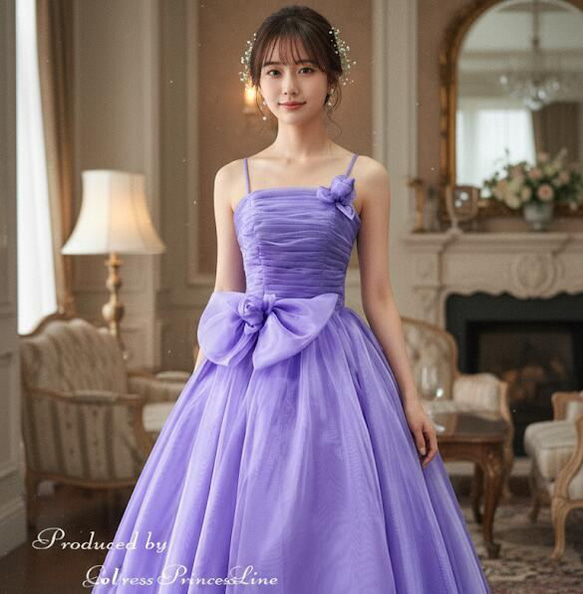 ドレスルームアミ ドレス 演奏会 紫 パープル 超美品 7号 9号 160cm ドレスルームアミ ドレス 演奏会 紫 パープル 超美品 7号 9号 160cm