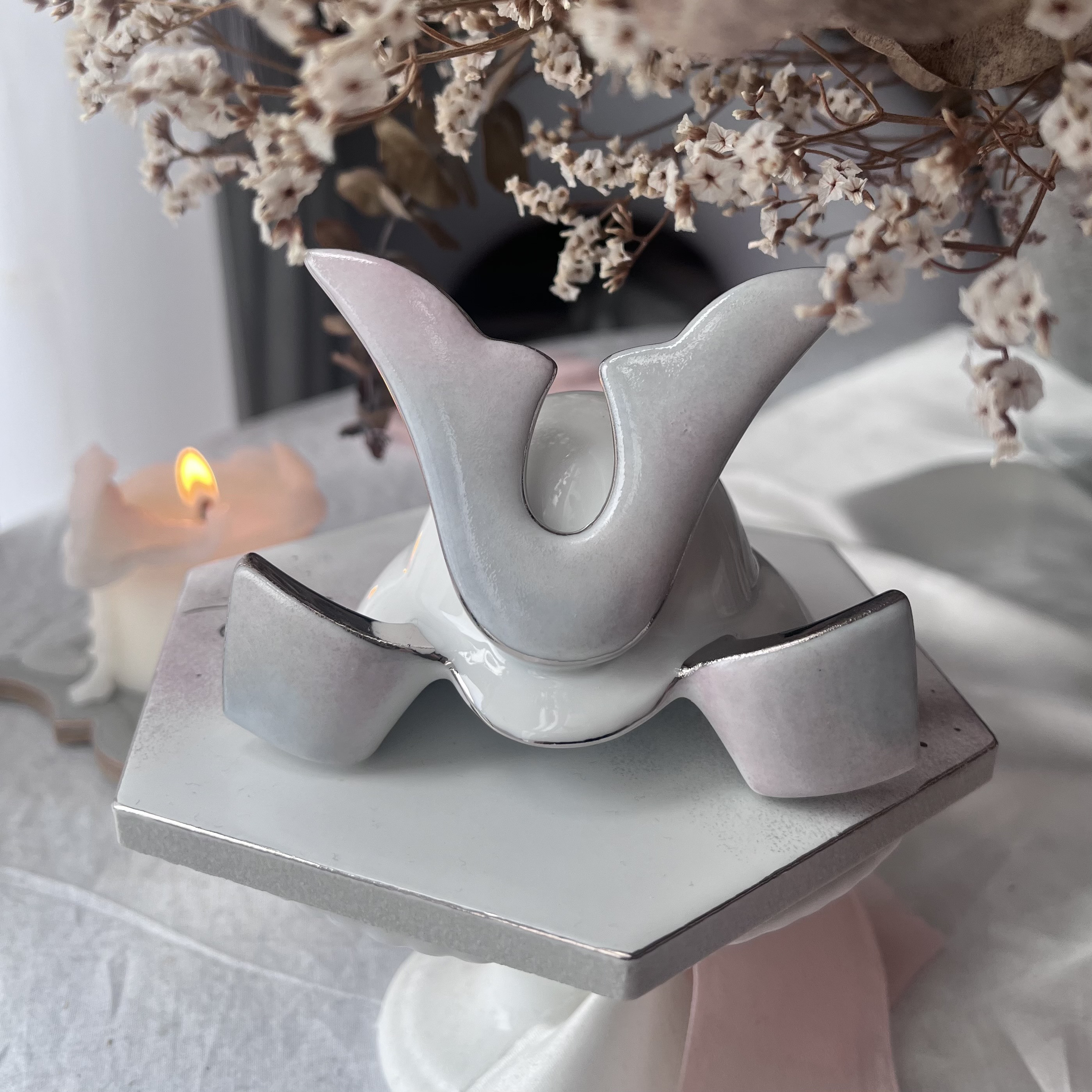 夕焼け色の兜【カリグラフィー名入れ/メッセージ無料】