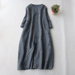 今季一番 リネン100%総刺繍ゆったり大人可愛い半袖トップス♪ ブラウス シャツ/ブラウス(半袖/袖なし)