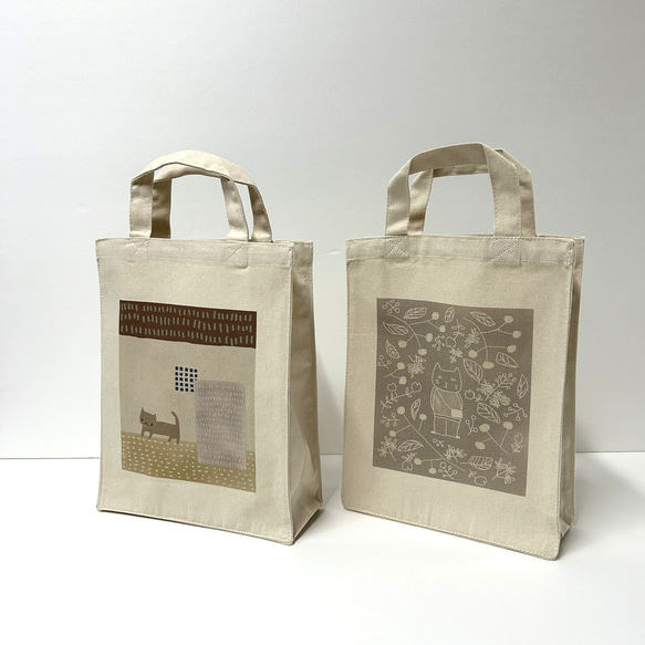 手提袋 Nekotoya Z-2005-A 棉質 12 盎司 第9張的照片