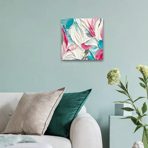 原画L・Garden・トロピカル/モダンアート・北欧 インテリア キャンバス