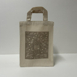 貓花手提袋 Z-2006-A 棉質 12oz 第3張的照片