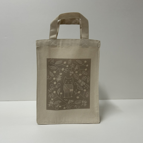 貓花手提袋 Z-2006-A 棉質 12oz 第3張的照片