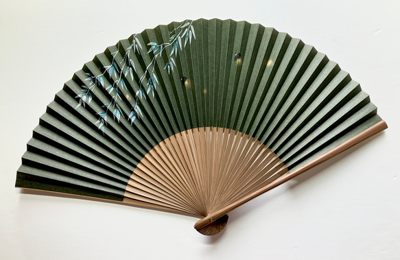 趣 -omomuki- 〈笹蛍〉 京扇子 その他ファッション雑貨 ほりみゆき